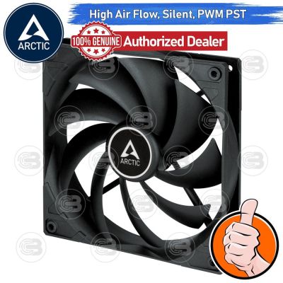 [CoolBlasterThai] ARCTIC PC Fan Case Model F14 PWM PST Black (size 140 mm.) ประกัน 6 ปี