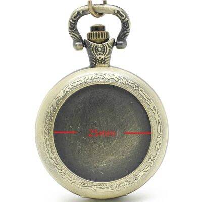 10pcslot Steampunk Vintage can DIY sticker picture epoxy Pocket Watch Necklace pendant xmas friend party gift