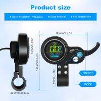 -168 Acceleration Instrument Electric Scooter 36V/48V LCD Screen Governor Instrument Throttle Accessories