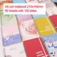 Kawaii Loose-leaf Notebook Diary Horizontal line Notebooks Diaries Cute Student Notepad planner School Office Supplies 210x145MM