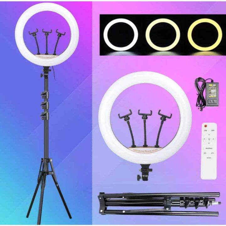 100 Original Lucky 18”45CM Selfie LED Ring Light Photo Studio