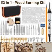 ﹉✽ 220V Burner Soldering Pen Soldering Iron Carving paintings Wood Burning Embossing Kit Adjustable Temperature Interesting Design