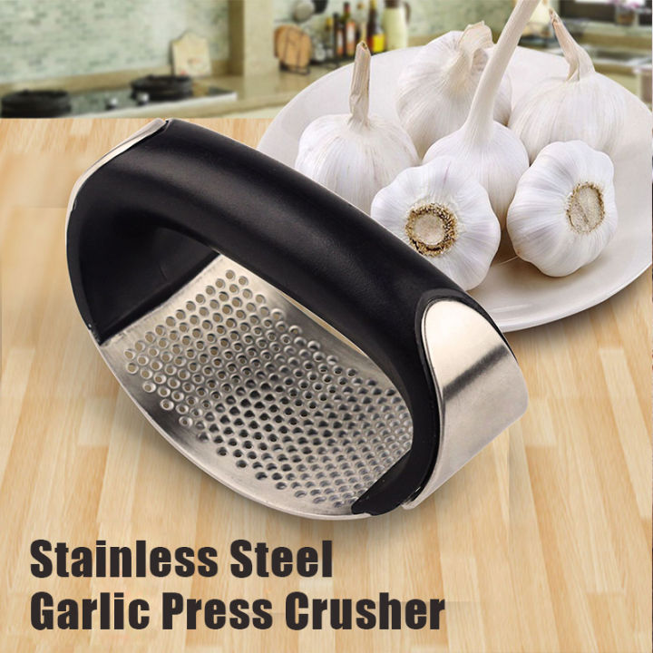 Branded Garlic Press Crusher Squeezer Masher Mincer Stainless Steel Manual Kitchen Tool