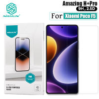 Nillkin อัลตร้า บาง 9H กระจกนิรภัย Untuk Xiaomi Poco F5 ฟิล์มกันรอย H + Pro 0.22MM ป้องกันแสงสะท้อน ป้องกันการระเบิด ป้องกัน กระจกเทมเปอร์ฟิล์ม