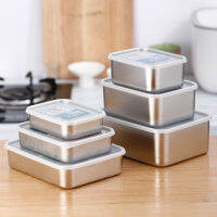 ถาดเสิร์ฟอาหารพร้อมฝาปิดตู้เย็น Crisper Buffet Presentation Trays Rectangle Plates Kitchen Organizer Storage Container