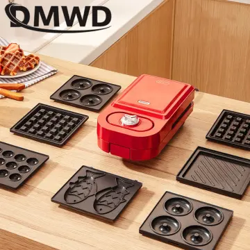 Electric Sandwich Machine Waffle Maker Toaster Home Multifunctional  Breakfast Machine Takoyaki Pancake Donut Toast Press 220V