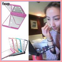 กระเป๋า FXUP Beauty ขนาดกะทัดรัดพับได้พร้อมกระจกเครื่องสำอางแต่งหน้า8ไฟ LED