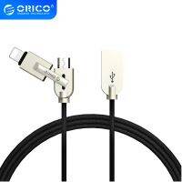 ORICO MLS ไมโคร USB สายเคเบิล2-In-1 2.4A อะแดปเตอร์ที่ชาร์จความเร็วสูงสูงสุดสำหรับ Iphone Ipad Samsung Xiaomi Huawei