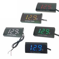 LED Digital Voltmeter Panel DC 4.5V to 30V Car Volt Voltage Meter Tester Reverse connection protection 12V For Car Motorcycle