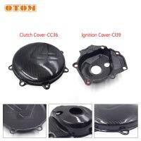 Cover-CC36คลัทช์คาร์บอนไฟเบอร์สำหรับคาวาซากิ KX450X KX450 KX450SR เคสเครื่องยนต์มอเตอร์ไซค์ป้องกันการกระแทก Cover-Cl39จุดระเบิด