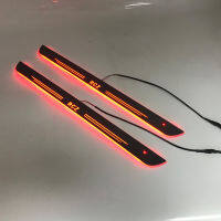 Acrylic mobile LED welcome scooter wear plate door sill frame path light for Peugeot RCZ magnetic induction light car accessorie