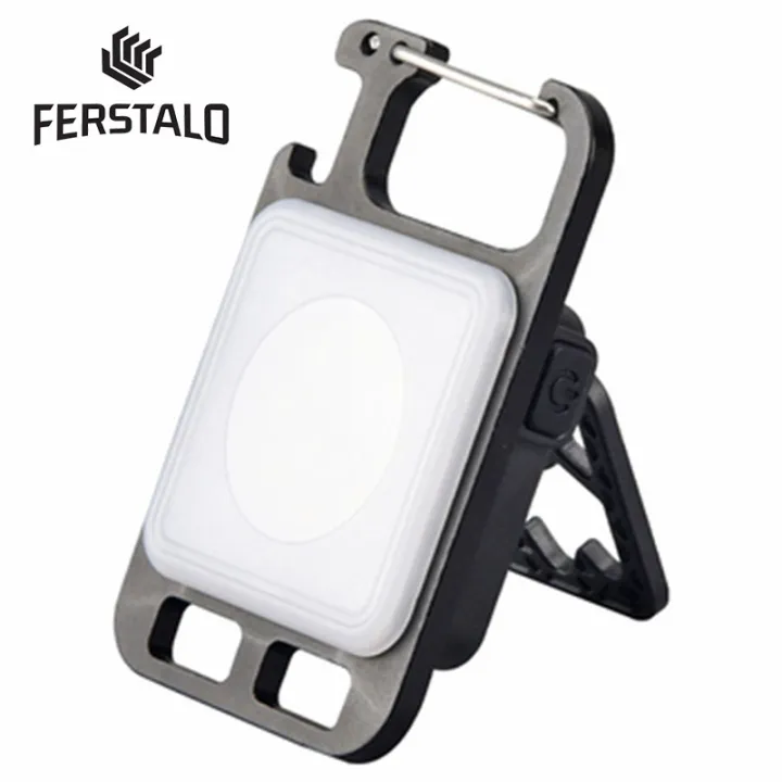 Ferstalo Rechargeable Flashlight High Quality Pocket Multifunction COB Flashlight Keychains