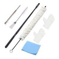 7 Pieces Set Saxophone Cleaning Brush Cleaning Rod Cleaning Cloth Brush Replacement Parts Accessories Repair Care Tools Tube Music Repair