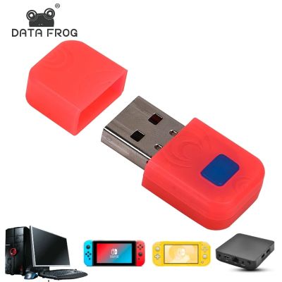 เครื่องแปลงตัวแปลงบลูทูธ USB เครื่องรับสัญญาณไร้สายข้อมูลกบที่เข้ากันได้-นินเทนโด PS5คอนโทรลเลอร์ PS4พีซีไอน้ำ