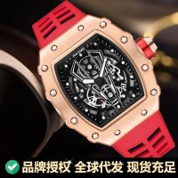 PINTIME/Pintime foreign trade explosive watch male domineering barrel mens watch hollow sports quartz watch