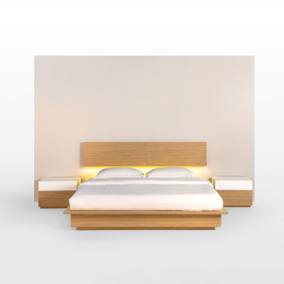 modernform เตียง รุ่น M BED ขนาด 6 ฟุต สี ASH1-WDS (จัดส่งเฉพาะในพื้นที่เขต กทม.และปริมณฑลเท่านั้น)
