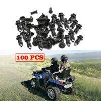 100PCS ATV 8mm Bumper Fastener Rivet Clips Car Retainer Fairing Body Trim Panel Screws Plug For Polaris Sportsman XP Rangers RZR