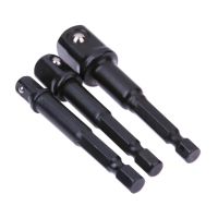 【♘COD Free Cas♘】 MISISI 3ชิ้น/เซ็ต Hex Power ปลั๊กสว่านอะแดปเตอร์ Hex Shank ถึง1/4 "3/8" 1/2 "ดอกสว่าน Bar Hex ชุดบิตเครื่องมือ