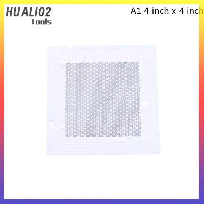 แผ่นปะตาข่ายติดผนังมีกาวสำหรับแพทช์ผนังในบ้าน HUALI02ซ่อมแซม Pelat Aluminium อย่างรวดเร็ว