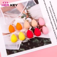 【CW】✧  10pcs/set MINI Makeup Sponge Puff Dry and Wet Combination Drop