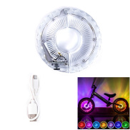 Đèn Led gắn trục bánh xe đạp trang trí bánh xe đạp trẻ em 7 màu nhiều chế