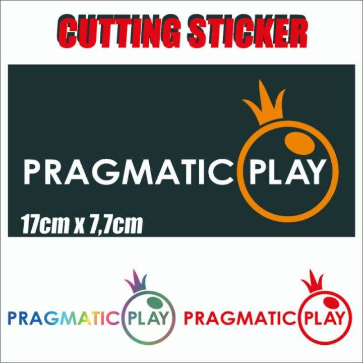 Cutting Sticker Pragmaticplay Stiker Motor Dan Mobil Stiker Potong