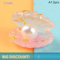 ?【Lowest price】TANG 2ชิ้นเครื่องประดับ DIY เคสโทรศัพท์อุปกรณ์เสริมหัวเข็มขัดรองเท้าเรซิ่นเรืองแสงขนาดเล็กการ์ตูนการไล่ระดับสีมุกเปลือกหอยของเล่น