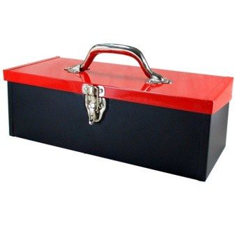กล่องใส่เครื่องมือ-zim-zeem-no-11-สีแดง-ดำ-แบบ-1-ชั้น-กล่องเครื่องมือ-หูหิ้วเหล็ก-มีที่คล้องกุญแจ-สีแดง-ดำ-15นิ้ว