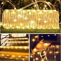 Christmas Decoration 2021 Outdoor Street Garland Winter Festoon Led Tube Rope String Light Plug-Operated M