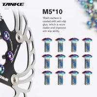 Tanke 12 pieces M5 x 10mm bicycle T25 disc brake rotor fixing screw MTB bike accessories