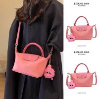 Summer pink messenger bag ladies 2023 new all-match nylon dumpling bag portable Longchamp bag high-end 【BYUE】