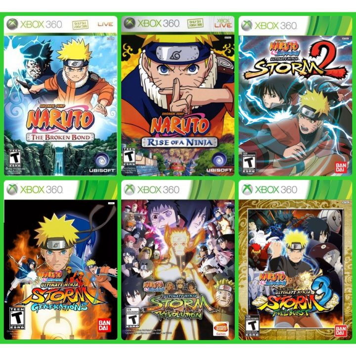 แผ่นเกม-xbox-360-naruto-shippuden-ultimate-ninja-storm-ทุกภาค-นารูโตะ