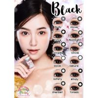 ?SALE สีดำ (1)?ปกติ120บาท?ลดเหลือคู่ละ60บ.? มินิ บิ๊กอาย ดำ คอนแทคเลนส์ สายตาปกติ สายตาสั้น -0.50ถึง-10.00