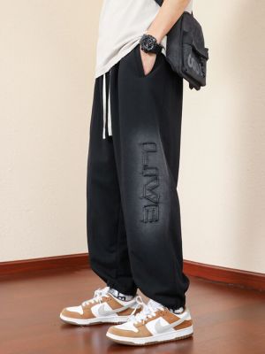HOT11★2023ใหม่ผู้ชาย Sweatpants Baggy Joggers Streetwear แฟชั่น Harem กางเกง Cal กางเกงผ้าฝ้าย Sweats กางเกง Plus ขนาด8XL
