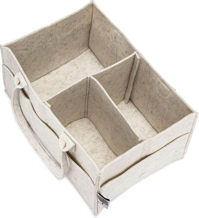 Parker Baby Diaper Caddy Stylish Diaper organizer, Nursery Storage Bin