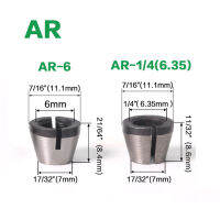 Toolstar 6มม./6.35มม.Collet Chuck Woodworker Trimmerเครื่องแกะสลักAR-6/AR-1/4