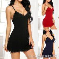 【hot】✾  Size S-2XL Ladies Sleepwear Fashion Silk Nightie Gown Babydoll Mesh Nightwear