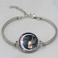 Glamour Angel Fairy Moon Photo Bracelet Angel Jewelry Glass Convex Bracelet