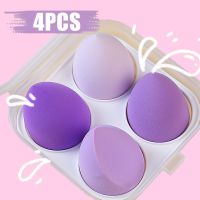 4pcs Sponge for makeup Powder Puff Dry and Wet Beauty Cosmetic Ball Foundation Powder Puff Bevel Cut Female Make Up Sponge Tools