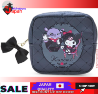 Sanrio Kuromi &amp; Baku กระเป๋าหน้า Boa (Kuromi Delusion Grather) 133884 /Kuromi Delusion Grand/pather Design ซีรีส์/กลับด้านได้/เปิดและปิดซิป