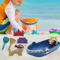 ป่าร้อน LIN431 - ﹍❅♙ 1 Set Burr-free Kids Baby Beach Sandbox Outdoor Material Safety Entertainment