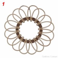 Rattan Round Makeup Mirror Innovative Art Decoration Dressing Bathroom Wall Hanging Mirrors Crafts Jy02 20 Dropship