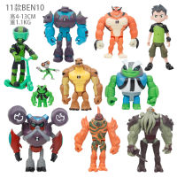 Q รถรุ่นของเล่นขนาดเล็ก 11 แฮ็กเกอร์เด็กและเยาวชน BEN10 ตุ๊กตารูปปั้นเครื่องประดับ ขายส่งมือเล็ก