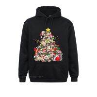 [Qinqin clothing]Pug Christmas Tree Dog Santa Merry Pugmas Xmas Boys Slim Fit Hoodies Lovers Day Male Sweatshirts 3D Printed Sportswears Discount