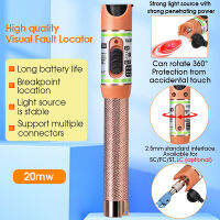 เส้นใยสายไฟออปติคTester VFLแหล่งให้แสงสีแดงปากกาVisual Fault LocatorสำหรับSTเอฟซีเอสซีConnector 1MW 20KM