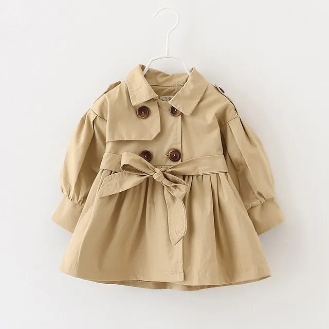 Clothing Spring Fashion Trench Coat, Trench Coat Baby Clothes