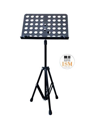 Rock ขาตั้งโน๊ตแบบแผ่นวางพลาสติก ลายรูกลม รุ่น Note Stand - Black