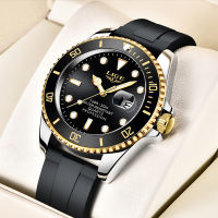 2022 New Watch Men Silicone Strap 30M Waterproof Men Watches LIGE Top Brand Luxury Sport Quartz Wristwatch Relogio Masculino+Box