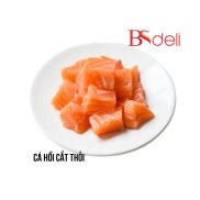 Cá hồi nhập khẩu cắt thỏi 1 kg Salmon Cut Cubes