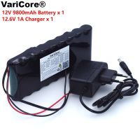 【Hot-Selling】 VariCore กล้องวงจรปิดแผ่นป้องกัน12 V 9800MAh 18650 12 V + ที่ชาร์จ1A 12.6V